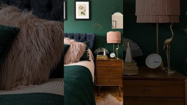 Emerald color in the interior * Изумрудный цвет в  интерьер