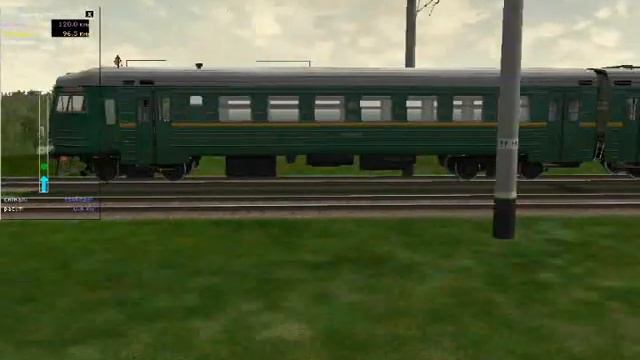 ЭР2 в МСТС маршрут Пермь-2 смотреть онлайн