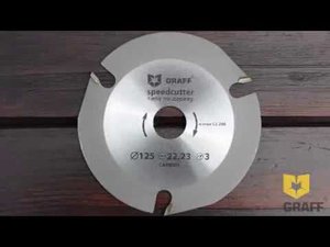 Обзор: Диск пильный по дереву для УШМ Speedcutter GRAFF