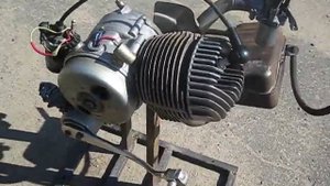 Запуск двигателя мотороллера Вятка ВП-150