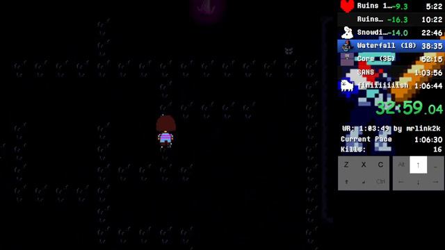 Undertale Speedrun Genocide - 01:05:35 смотреть онлайн