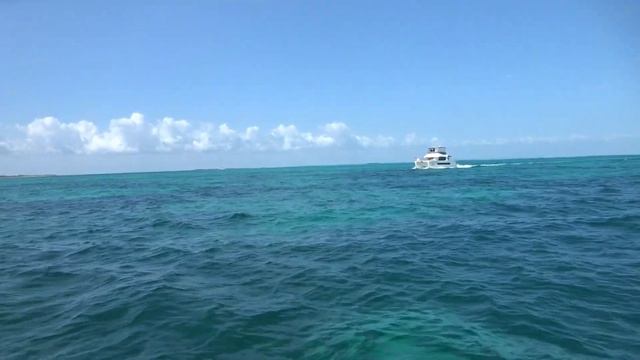 Куба-2021.Экскурсия "на остров Cayo Blanco" Яхта, поймал макрель, наловили лангустов.Часть2