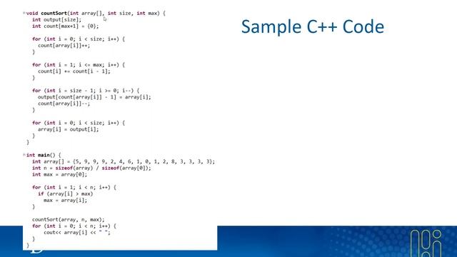 Counting Sort Algorithm