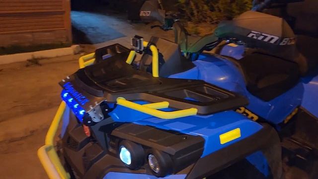установка дополнительного света на квадроцикл РМ800 Duo