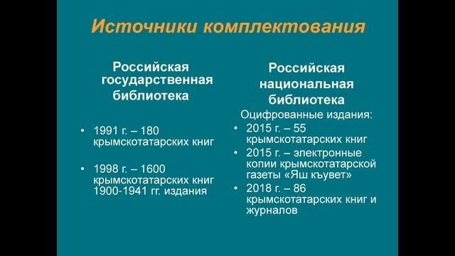 Особенности комплектования краеведческого фонда