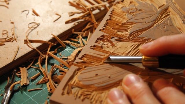 Linoleum Printmaking Process: Spring Cardinal - Linocut смотреть онлайн