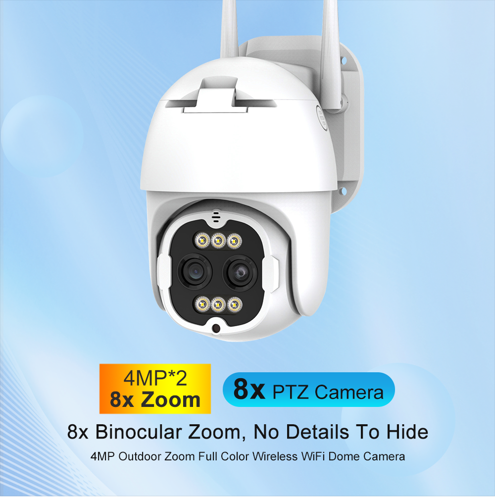 HFWVISION 4MP Бинокулярная Wifi Ptz-камера