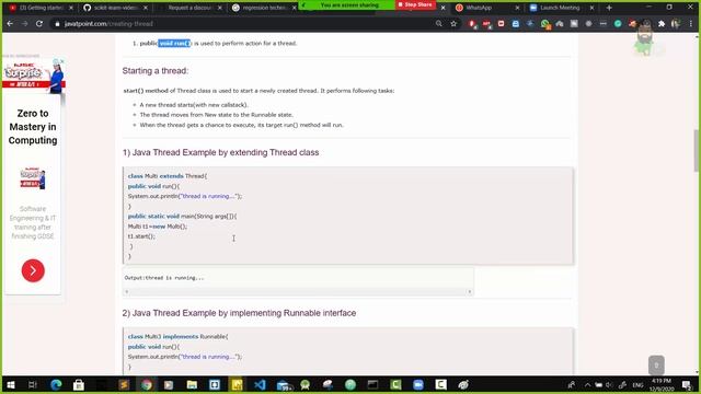 Threads in java sinhala 1