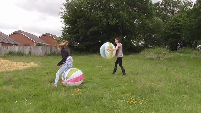 beach ball popping challenge part 2