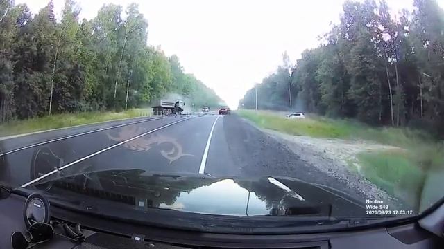 Лобовое столкновение у деревни Корта в Марий Эл смотреть онлайн