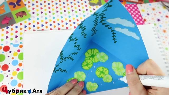 ЛЯГУШКА ИЗ БУМАГИ СВОИМИ РУКАМИ ? КАК СДЕЛАТЬ ЛЯГУШКУ ИЗ БУМАГИ ? ПОДЕЛКИ #видеодлядетей