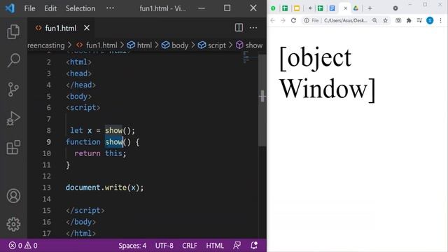 32. Javascript Invocation | Javascript tutorial for beginners | Javascript full course