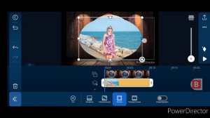 Как сделать маску в приложении PowerDirector на телефоне. Видеомонтаж на телефоне