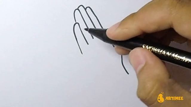 How to Draw Hand Praying | Easy Drawings