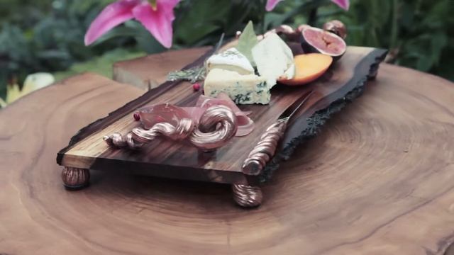 Авторская сервировочная доска LEPLINSKIY из маньчжурского ореха смотреть онлайн