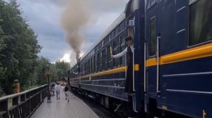 Ретро поезд Рускеала-Сортавала. 08.2023.