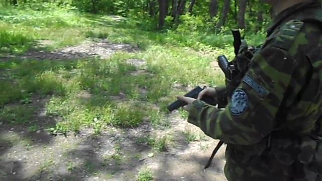 Гроза 051 проверка мощьности патронов АКБС М и стандартные смотреть онлайн