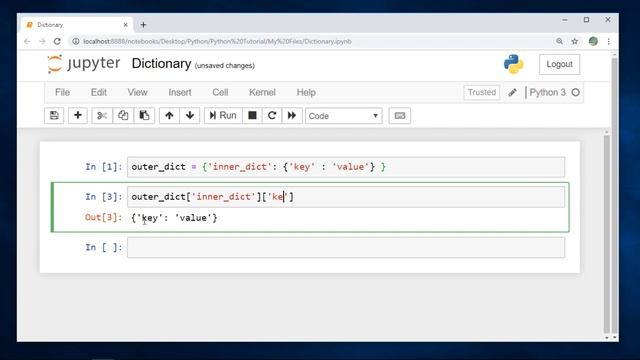 015 - Nested Dictionary and Some Methods (Arabic) смотреть онлайн