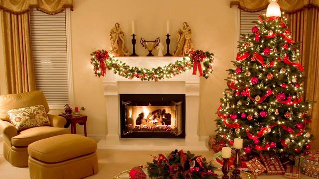 Cozy Christmas Music With Fireplace 🔥 Relaxing Christmas Piano Music 🔥 смотреть онлайн