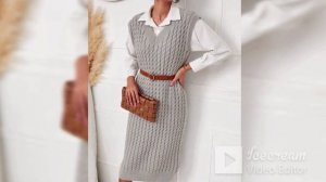 вязаные платья/подборка идей для вязания