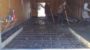 Как забетонировать пол. Стяжка.
