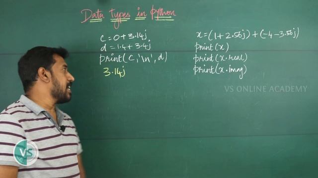 Data types in python | Numbers | String