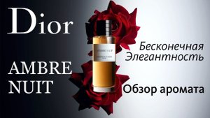 DIOR AMBRE NUIT — ПОИСТИНЕ, ОДИН ИЗ ЛУЧШИХ В ЛИНЕЙКЕ! // ОБЗОР АРОМАТА
