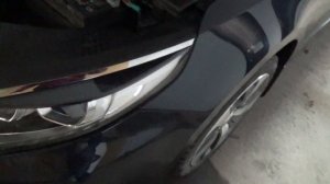 KIA OPTIMA -ремонт LED фары с заменой стекла