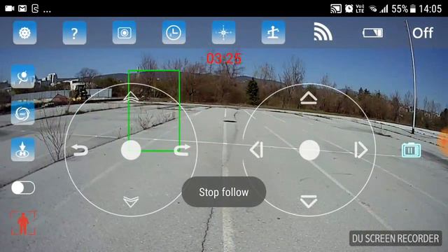 JJRC H62 Target Tracking (follow me function) - optical flow - Best foldable drone - OSD phone view смотреть онлайн