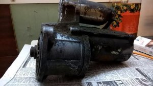 Mitsubishi Delica L300. Замена стартера Л300