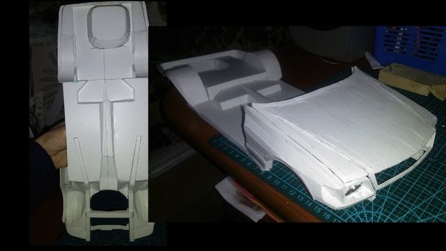 Обзор постройки Mercedes 560sec (пвх моделизм) Превращение из пвх пластика в модель 1/10 смотреть онлайн