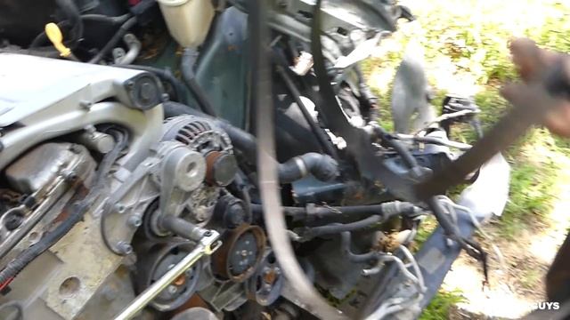 VW TOUAREG V6 SERPENTINE BELT REPLACEMENT REMOVAL DIAGRAM