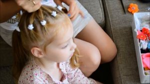 Прическа "Хвостик из хвостиков"