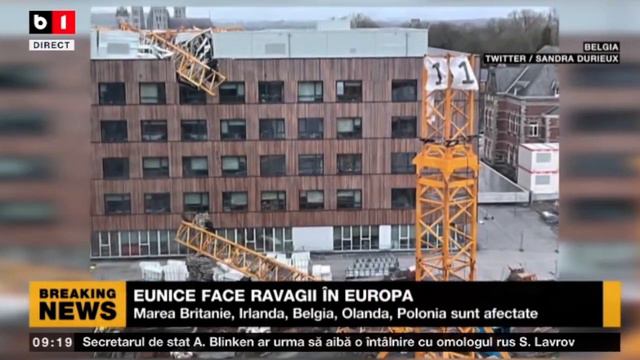 EUNICE FACE RAVAGII ÎN EUROPA_Stiri B1_19 febr 2022 смотреть онлайн