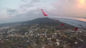 Landing at Rhodes Airport RHO