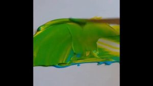 MIX YELLOW and BLUE PAINT/ СМЕШИВАЕМ ЖЁЛТЫЙ и СИНИЙ ЦВЕТ