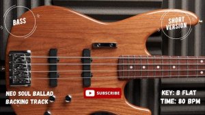 Groove Smooth Neo Soul backing track BASS Jam
