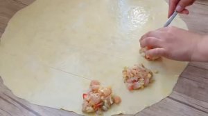 #Самса_Солений Как бистро готовит солений Самса дома
