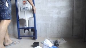 Установка инсталяции GROHE. Гидроизоляция. Разводка сантехники.