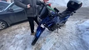 Работа двигателя Kawasaki KLE 400