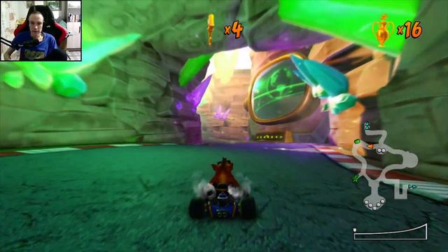 Прохождение игры Crash Team Racing Nitro-Fueled Часть 2 смотреть онлайн