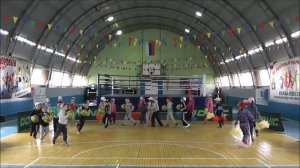 Спортивный флешмоб старшей группы РАДУГА