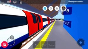 ROBLOX Mind The Gap Jubilee Line arrive at Wellesley