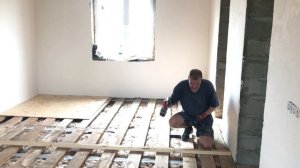 Фанера на пол | Черновой пол готов!