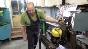 Станок для заточки ножей фуганка, завершение - №5. Первая заточка ножей.