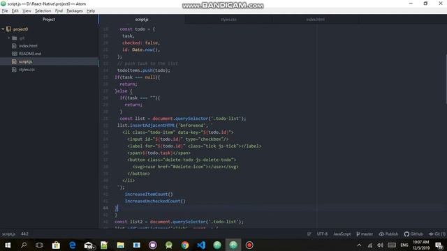 Project 0 - TodoApp - CS50 Course React Native смотреть онлайн
