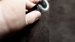Загибочная кромка детали из кожи