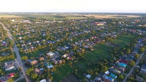 с. Красногвардейское с высоты птичьего полета