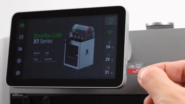 Printing from an SD Card on Bambu Lab X1 3D printer смотреть онлайн