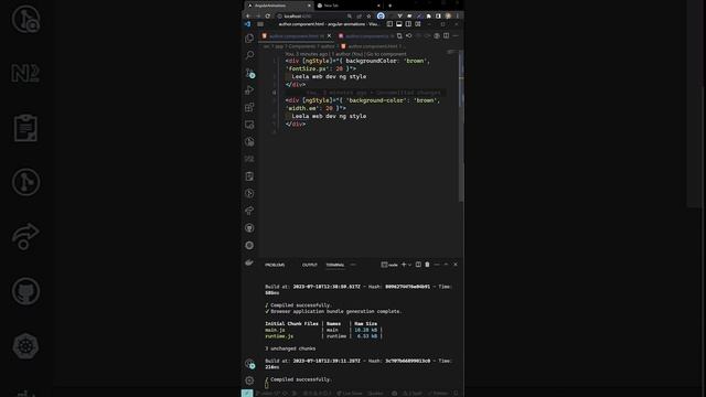 Another form of syntax for unit styles with ngStyle in #angular #leelawebdev Angular16 смотреть онлайн